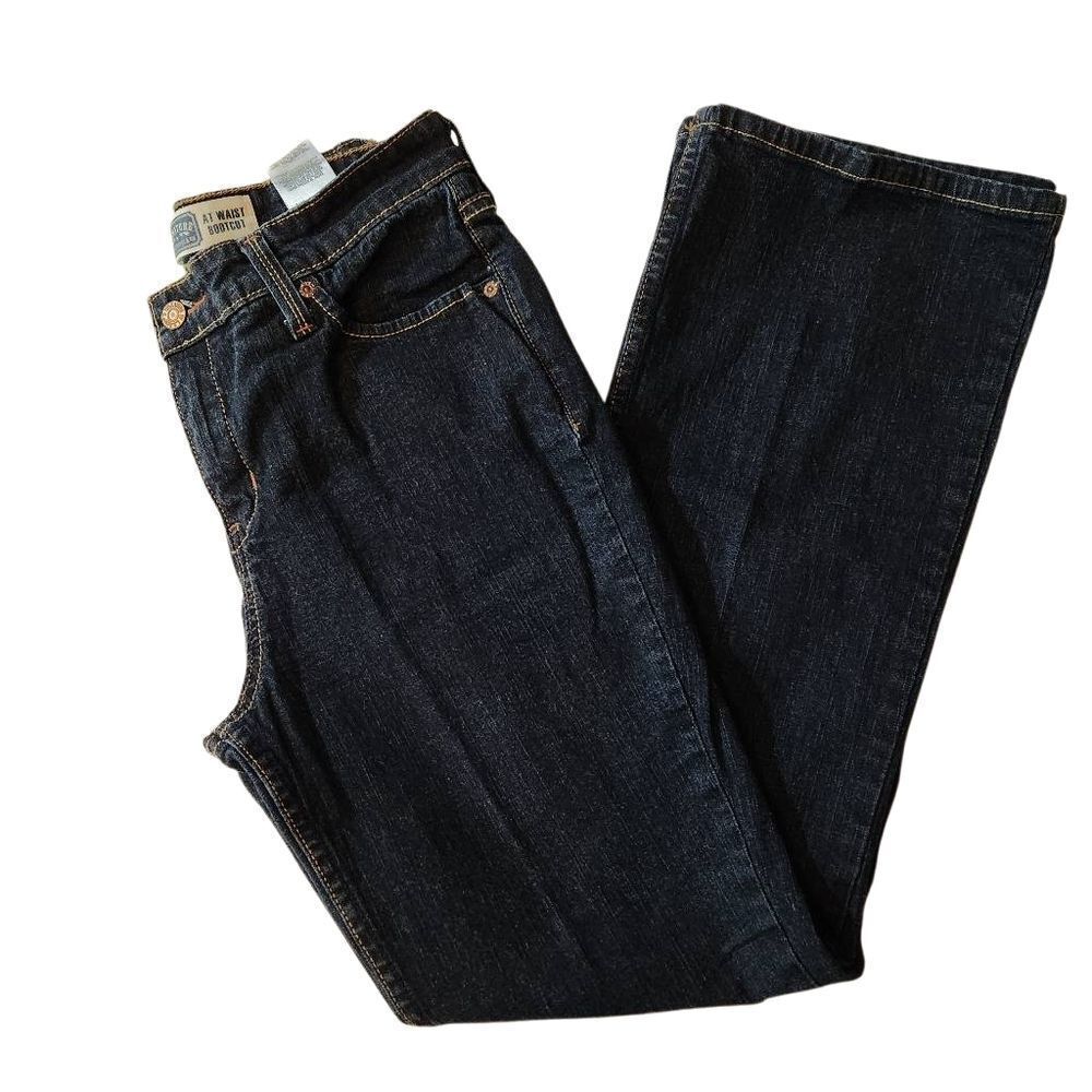 Levi's At Waist Boot Cut Dark Wash Denim Jeans‎ 8 Short